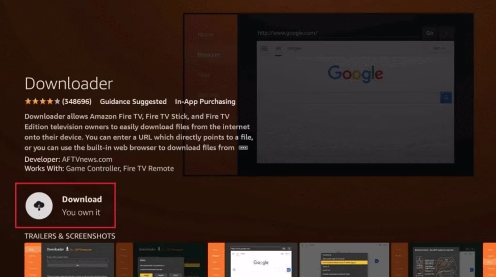 Amazon fire stick sur downloader